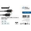 Kabel USB Microconnect USB3.2CC10OP USB 3.2 Gen 2 (3.1 Gen 2) 10 m USB C czarny