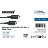 Kabel USB Microconnect USB3.2CC15OP 15 m USB-C czarny 10 Gbit/s