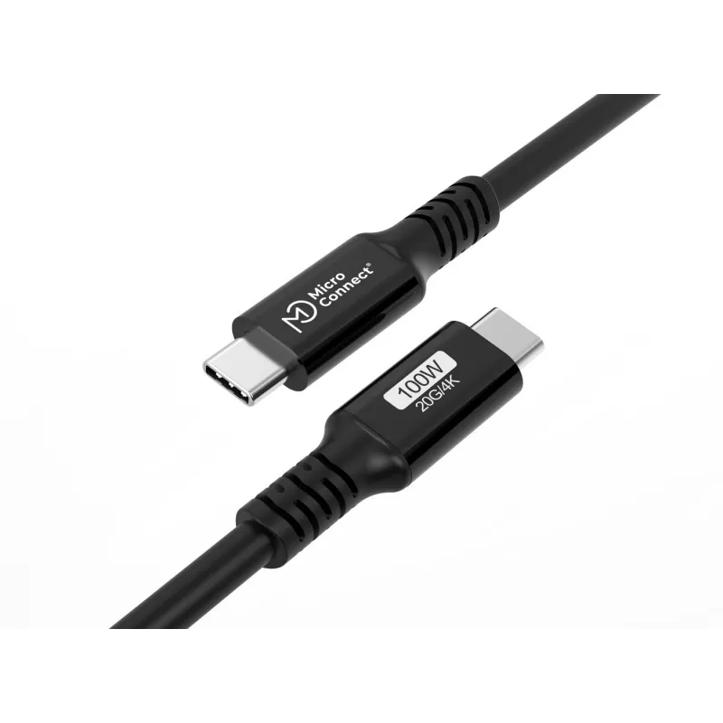 Kabel USB Microconnect USB3.2CC5 USB 3.2 Gen 2 (3.1 Gen 2) 5 m USB-C czarny