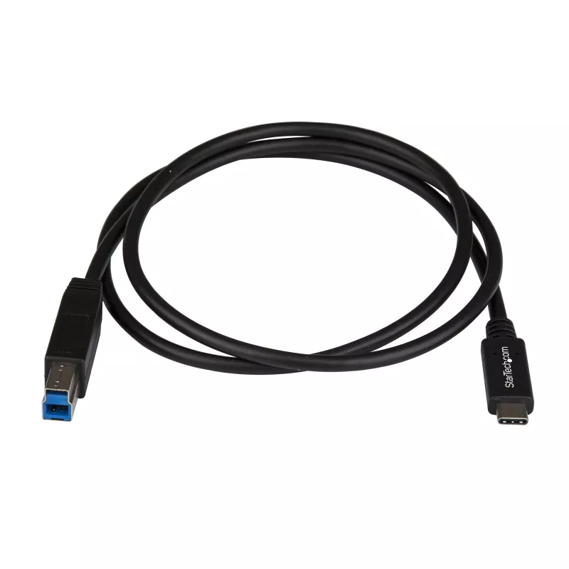 StarTech.com 3.3ft (1m) kabel USB-B na USB-C, USB 10Gbps, kabel danych, USB 3.2 Gen 2, kabel do przesyłania danych USB-C