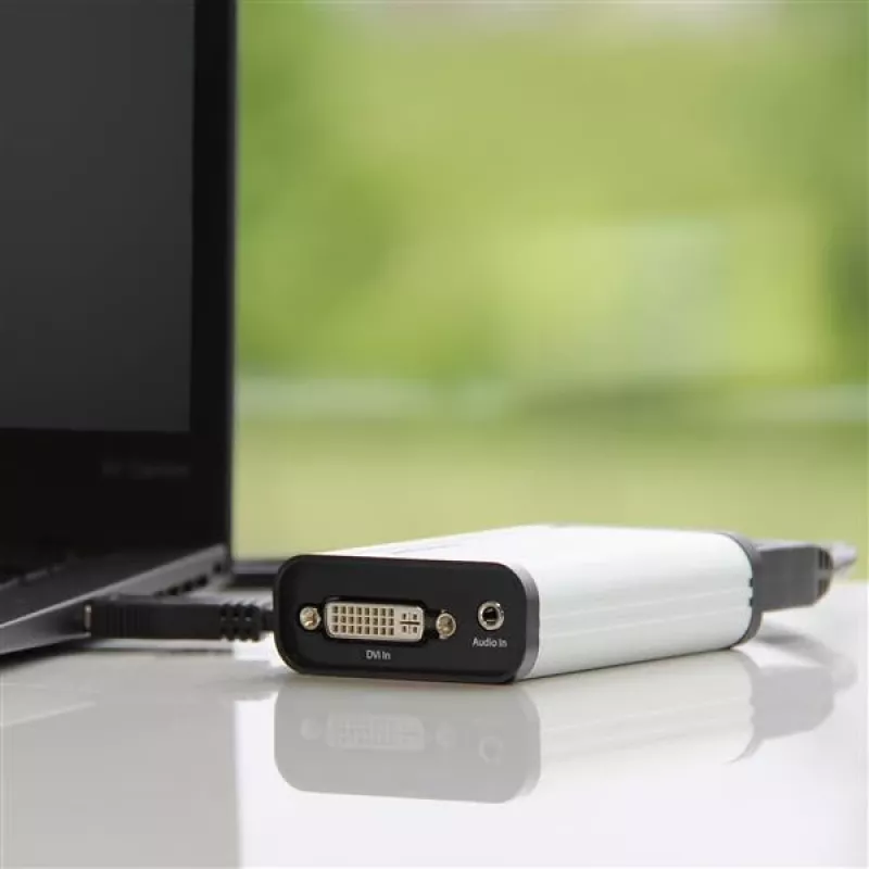 StarTech.com Urządzenie do przechwytywania USB 3.0 dla wysokowydajnego wideo DVI - 1080p 60fps - Aluminium - TAA