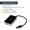 StarTech.com Adapter USB 3.0 na HDMI z 1x USB, konwerter monitora USB na HDMI dla Windows (brak wsparcia dla macOS/ChromeOS/Linux) - TAA