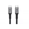 Kabel USB MicroConnect USB4CC2 2m USB4 Gen 3x2 40 Gbit/s Czarny
