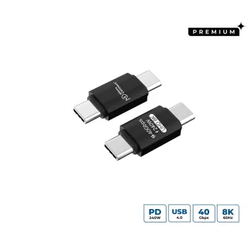 Microconnect USB4-CC-240W Kabel USB 0 m USB-C Czarny