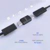 Microconnect USB4-CC-240W Kabel USB 0 m USB-C Czarny