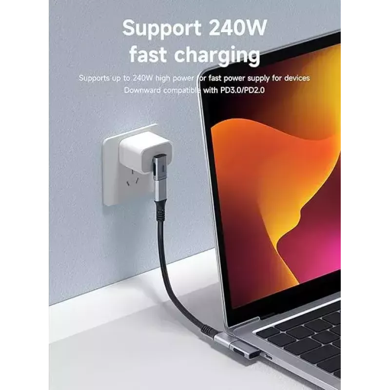 Microconnect USB4-CCFA-240W Kabel USB 0 m USB-C Czarny