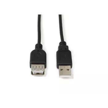 Microconnect USBAAF01B Kabel USB USB 2.0 0.1 m USB A Czarny