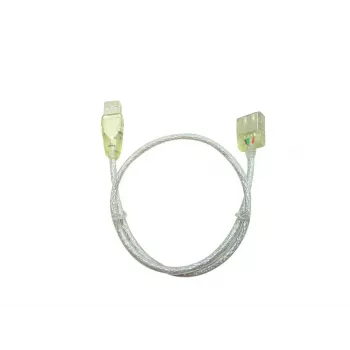Microconnect USBAAF05T kabel USB USB 2.0 0,5 m USB A przezroczysty