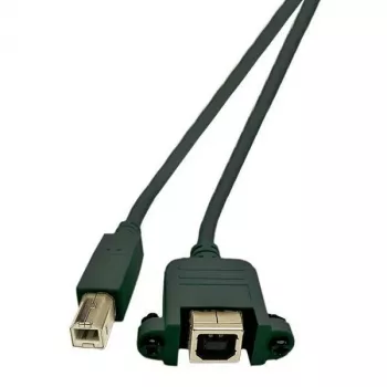 Kabel USB MicroConnect USBABF1PANEL2 USB 2.0 1,8 m USB A USB B Czarny