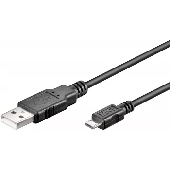 Microconnect USBABMICRO3 kabel USB 2.0 3 m USB A Micro-USB B Czarny