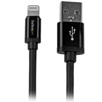 StarTech.com 2 m (6 ft.) USB to Lightning kabel - Long iPhone / iPad / iPod Charger kabel - Lightning to USB kabel - Apple MFi Certified - Czarny
