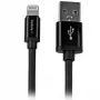 StarTech.com 2 m (6 ft.) USB to Lightning kabel - Long iPhone / iPad / iPod Charger kabel - Lightning to USB kabel - Apple MFi Certified - Czarny