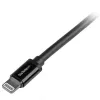 StarTech.com 2 m (6 ft.) USB to Lightning kabel - Long iPhone / iPad / iPod Charger kabel - Lightning to USB kabel - Apple MFi Certified - Czarny