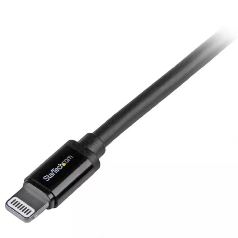 StarTech.com 2 m (6 ft.) USB to Lightning kabel - Long iPhone / iPad / iPod Charger kabel - Lightning to USB kabel - Apple MFi Certified - Czarny