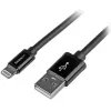 StarTech.com 2 m (6 ft.) USB to Lightning kabel - Long iPhone / iPad / iPod Charger kabel - Lightning to USB kabel - Apple MFi Certified - Czarny