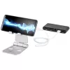 Podstawka StarTech.com pod telefon i tablet – Składany uniwersalny uchwyt do urządzeń mobilnych dla smartfonów i tabletów – Regulowana, ergonomiczna podstawka biurkowa pod telefon komórkowy z wieloma kątami nachylenia – Przenośna – Srebrna