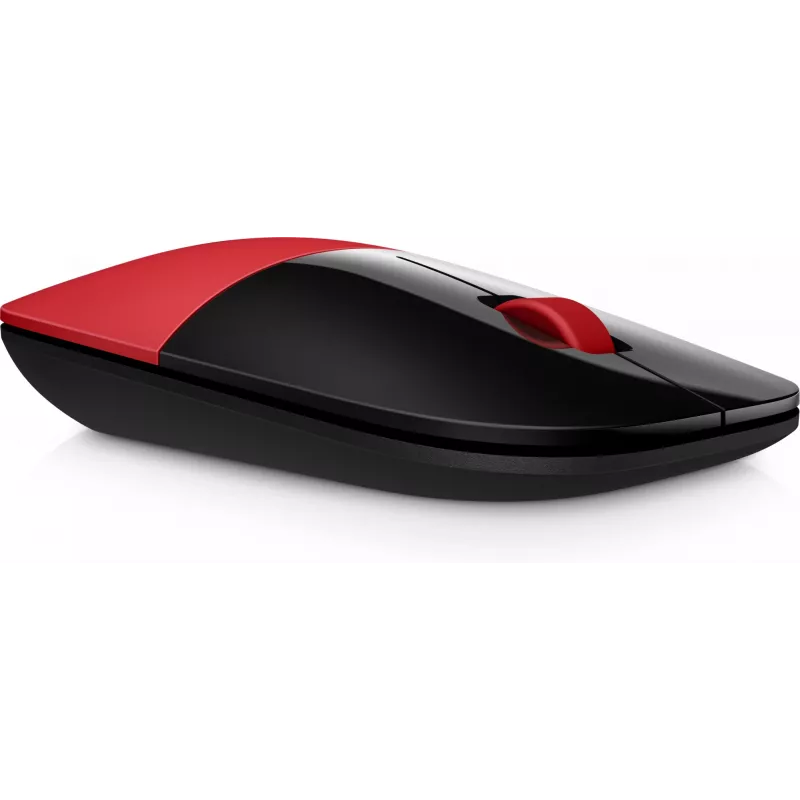 HP Z3700 Czerwona mysz bezprzewodowa, symetryczna, optyczna, RF Bezprzewodowa, 1200 DPI, czerwona
