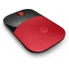HP Z3700 Czerwona mysz bezprzewodowa, symetryczna, optyczna, RF Bezprzewodowa, 1200 DPI, czerwona