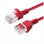 Microconnect V-FTP6A0025R-cienki kabel sieciowy Czerwony 0,25 m Cat6a U/FTP (STP)