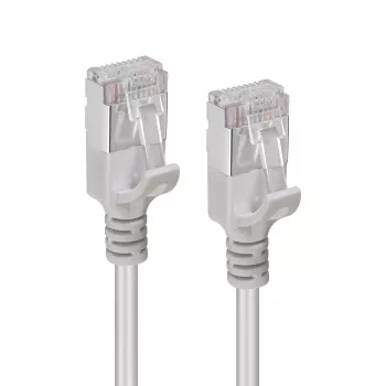 Kabel sieciowy Microconnect V-FTP6A015-cienki szary 1,5 m Cat6a U/FTP (STP)