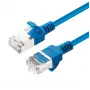 Microconnect V-FTP6A01B-cienki kabel sieciowy Niebieski 1 m Cat6a U/FTP (STP)