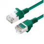Microconnect V-FTP6A01G-cienki kabel sieciowy Zielony 1 m Cat6a U/FTP (STP)