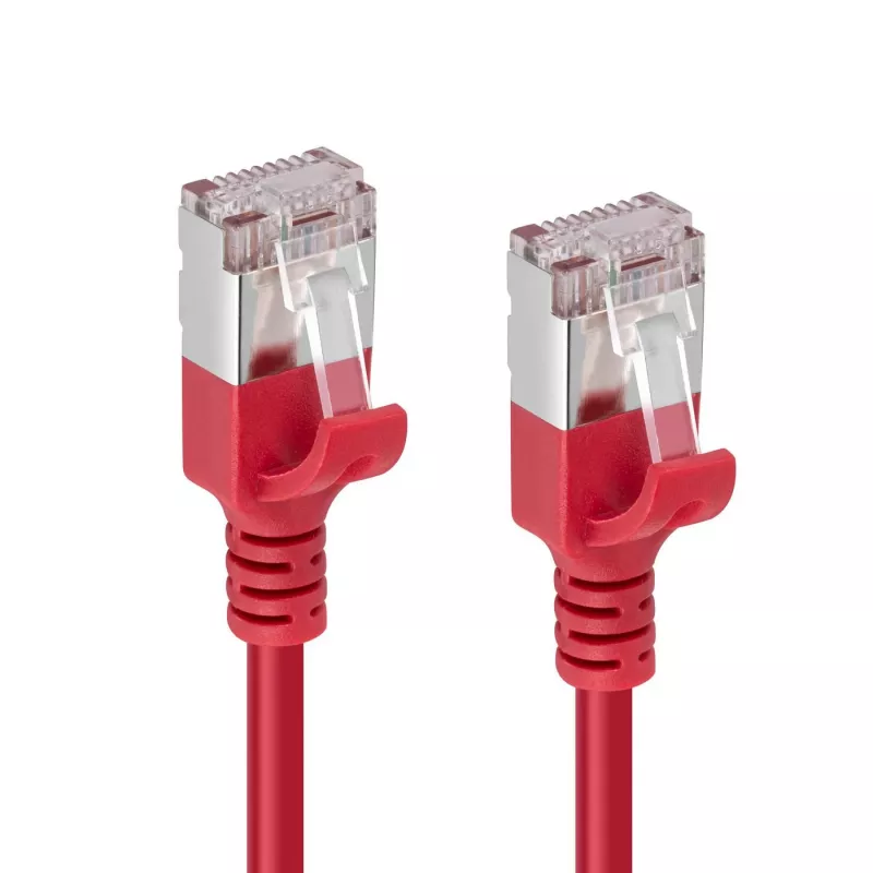 Microconnect V-FTP6A02R-cienki kabel sieciowy czerwony 2 m Cat6a U/FTP (STP)