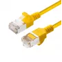 Microconnect V-FTP6A03Y-cienki kabel sieciowy Żółty 3 m Cat6a U/FTP (STP)