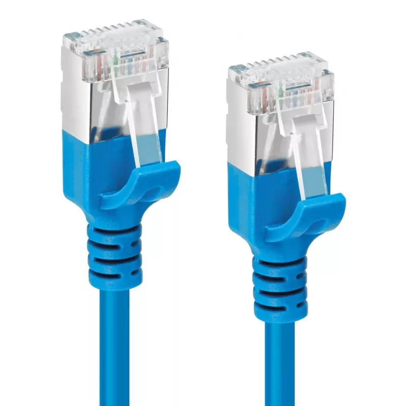 Microconnect V-FTP6A05B-cienki kabel sieciowy Niebieski 5 m Cat6a U/FTP (STP)