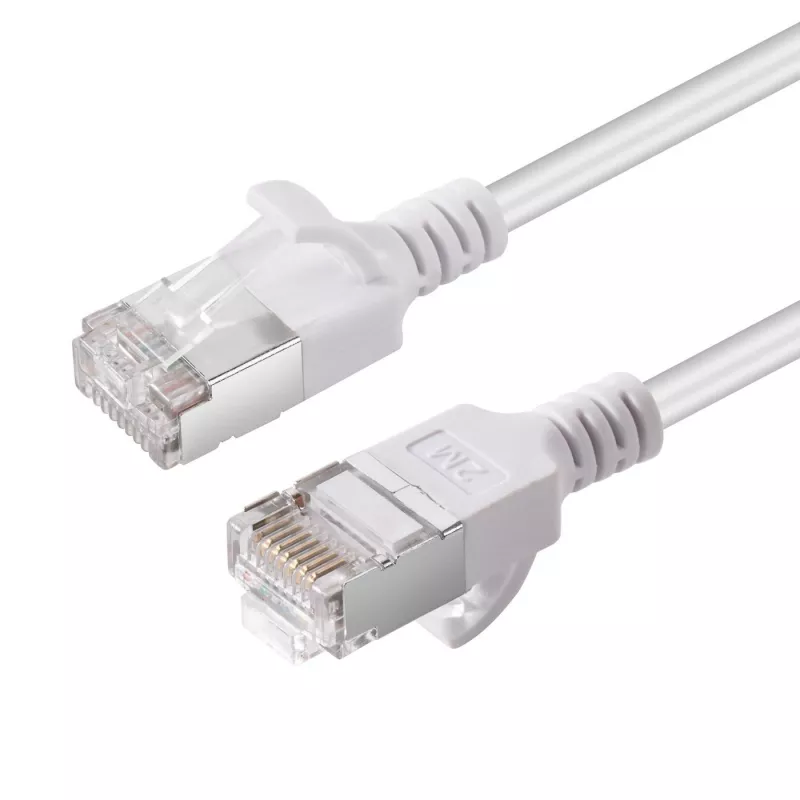 Microconnect V-FTP6A05W-cienki kabel sieciowy biały 5 m Cat6a U/FTP (STP)
