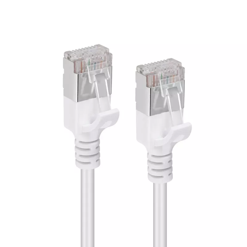 Microconnect V-FTP6A05W-cienki kabel sieciowy biały 5 m Cat6a U/FTP (STP)