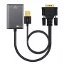 Microconnect VGAHDMI kabel VGA 0,15 m VGA (D-Sub) czarny