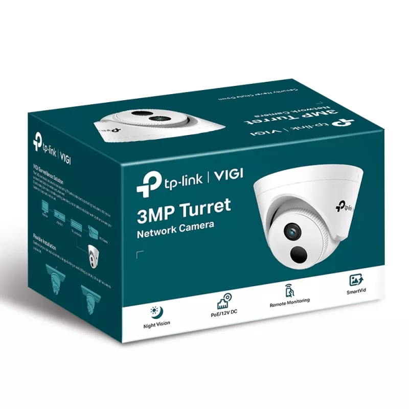 Kamera IP bezpieczeństwa TP-Link VIGI 3MP Turret sieciowy Camera