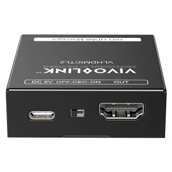 Vivolink VLHDMICTL2 emulator EDID 3840x2160 18Gbit/s Czarny