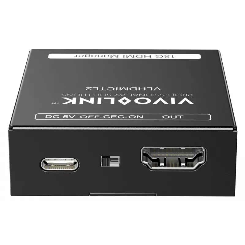 Vivolink VLHDMICTL2 emulator EDID 3840x2160 18Gbit/s Czarny