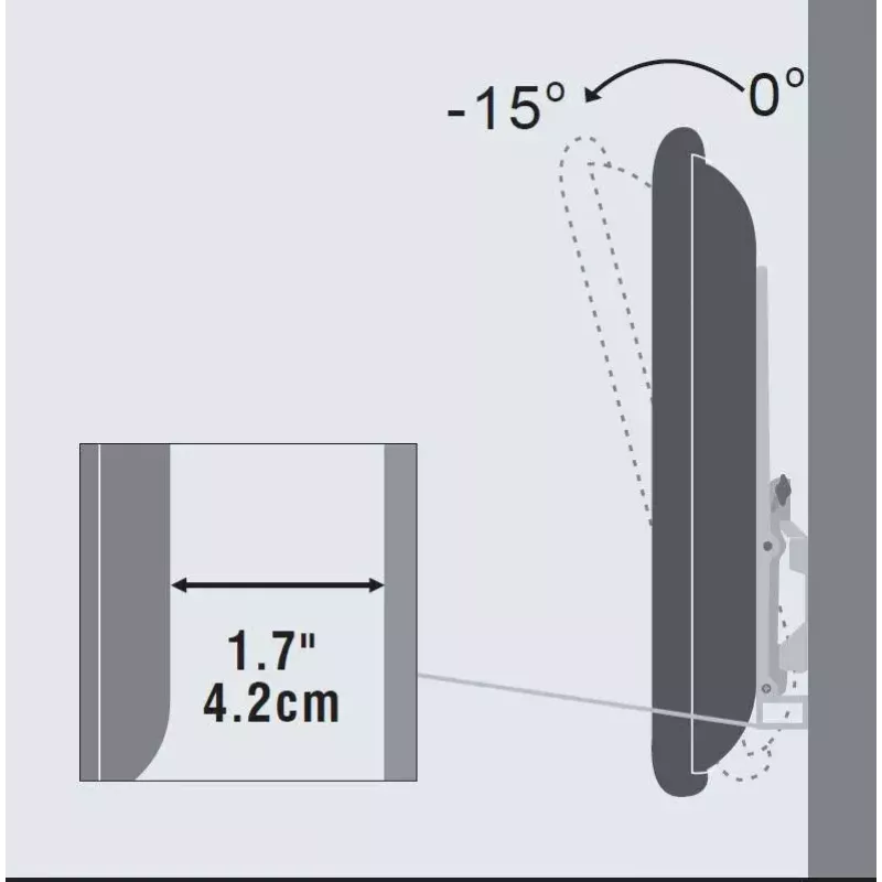 Vivolink VLMW4065T TV mount/stand 165.1 cm (65 inch) Czarny