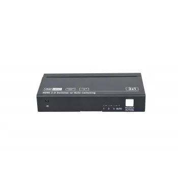 Przełącznik HDMI Vivolink VLSW131 3840x2160 60 kl/s Czarny