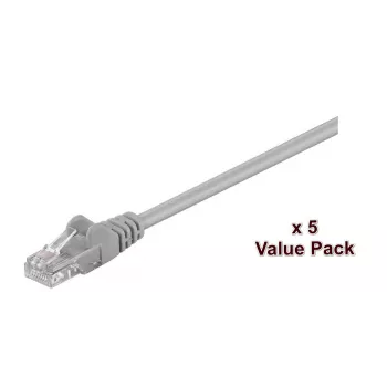 Kabel sieciowy Microconnect V-UTP515VP szary 15 m Cat5e U/UTP (UTP)