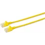 Microconnect V-UTP60015Y-cienki kabel sieciowy Żółty 0,15 m Cat6 U/UTP (UTP)