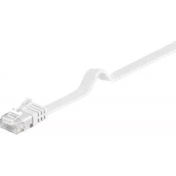 Microconnect V-UTP615W-FLAT kabel sieciowy Biały 15 m Cat6 U/UTP (UTP)
