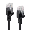 Microconnect V-UTP6A01S-cienki kabel sieciowy Czarny 1 m Cat6a U/UTP (UTP)