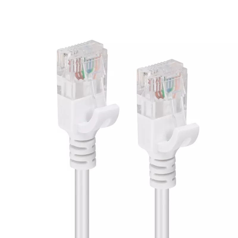 Microconnect V-UTP6A02W-cienki kabel sieciowy Biały 2 m Cat6a U/UTP (UTP)