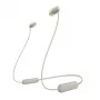 Słuchawki Sony WI-C100 Bezprzewodowe Douszne Rozmowy/Muzyka Bluetooth Beżowy