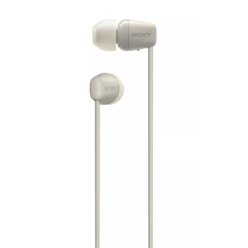 Słuchawki Sony WI-C100 Bezprzewodowe Douszne Rozmowy/Muzyka Bluetooth Beżowy