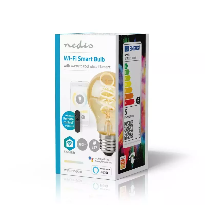 Żarówka LED Nedis SmartLife 4,9 W (E27) 360 lm, zimno-białe / ciepło-białe, żywotność 10 000 h
