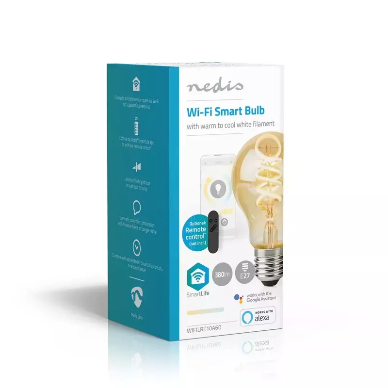 Żarówka LED Nedis SmartLife 4,9 W (E27) 360 lm, zimno-białe / ciepło-białe, żywotność 10 000 h