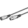Microconnect XLRMF5 kabel audio 5 m XLR (3-pin) Czarny