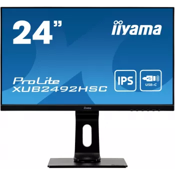 iiyama ProLite XUB2492HSC-B1 monitor komputerowy 60,5 cm (23,8 cala) 1920 x 1080 pikseli Full HD LCD Czarny