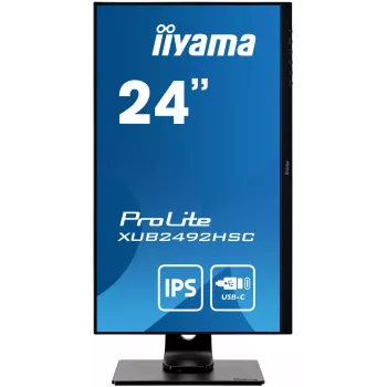 iiyama ProLite XUB2492HSC-B1 monitor komputerowy 60,5 cm (23,8 cala) 1920 x 1080 pikseli Full HD LCD Czarny