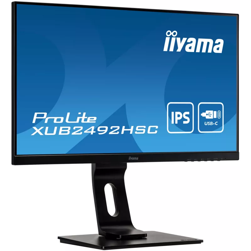iiyama ProLite XUB2492HSC-B1 monitor komputerowy 60,5 cm (23,8 cala) 1920 x 1080 pikseli Full HD LCD Czarny